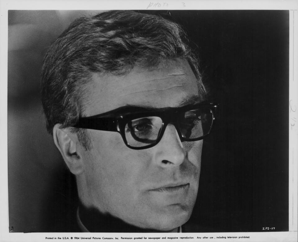 Promotional headshot of actor Michael Caine, as he appears in the film 'The Ipcress File', 1965. (Photo by Universal Studios/Getty Images)