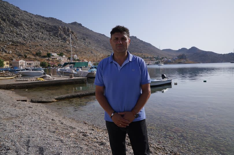 The Mayor of Symi, Eleftherios Papakaloudoukas