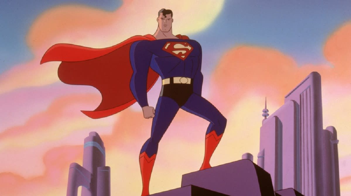  Still of Superman from Superman The Animated Series. 