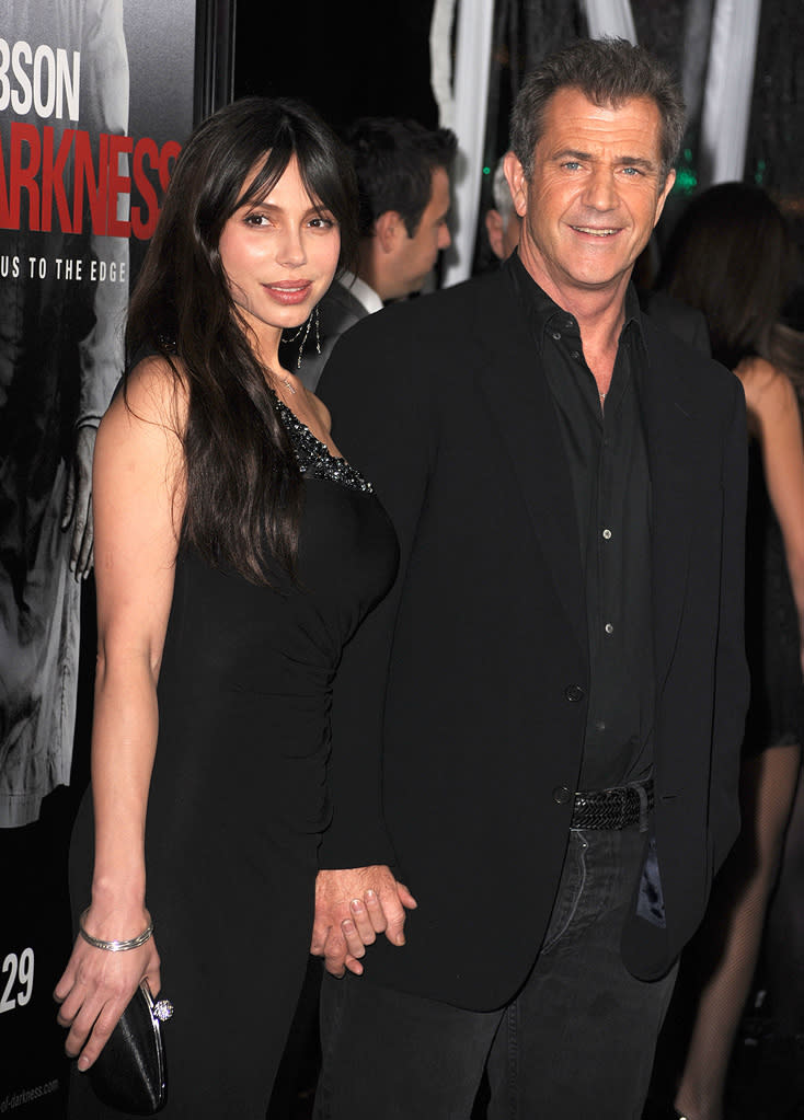 Edge of Darkness LA premiere 2010 Oksana Grigorieva Mel Gibson