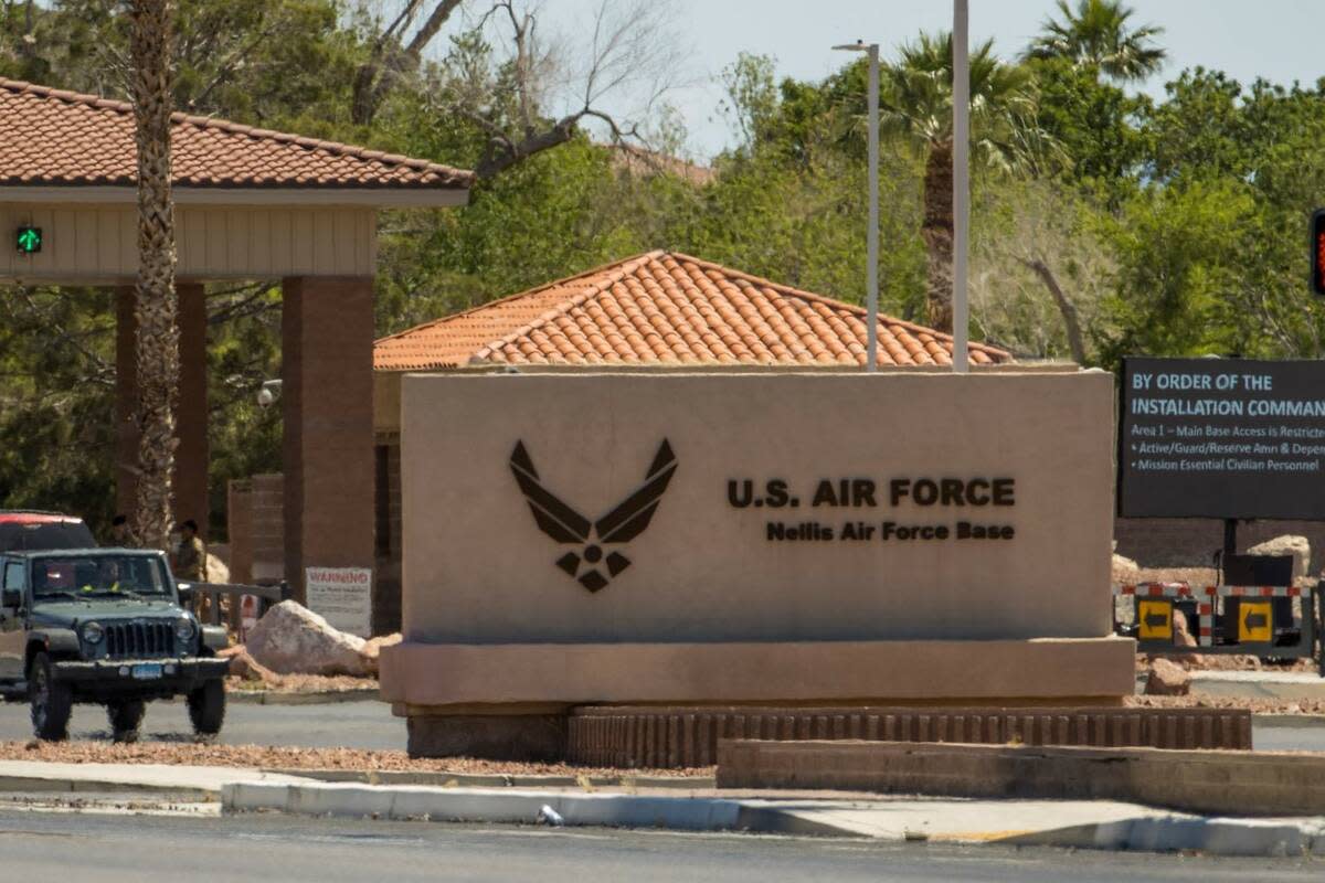 Nellis Air Force Base in Las Vegas. (L.E. Baskow)