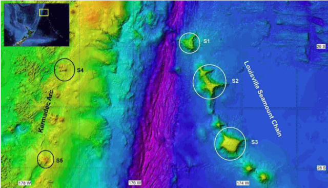 Mountains in the Sea: the Louisville Seamount Chain