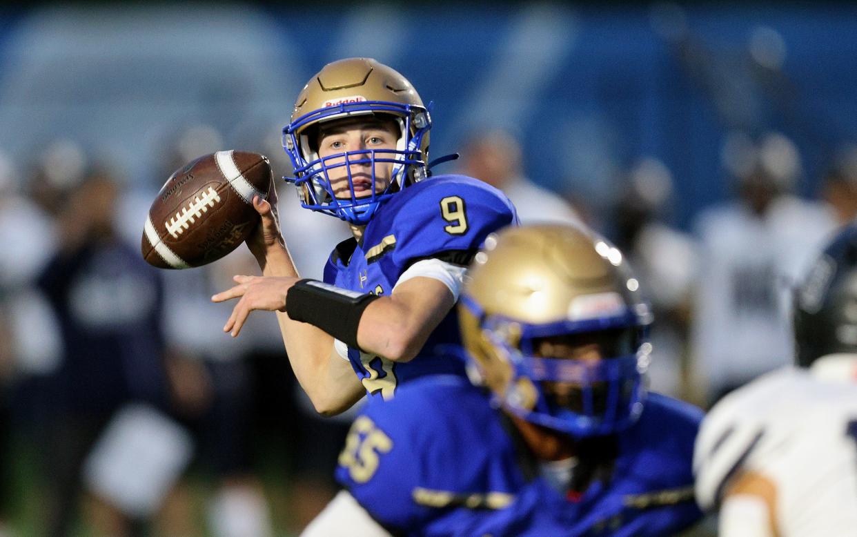 QB Drew Pagano and Webster Schroeder remain unbeaten and ranked No. 19 in the state among Class A schools.