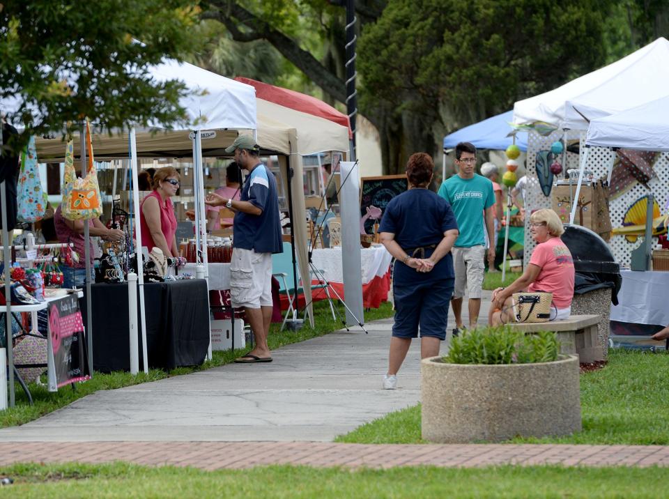 The Saturday Market in downtown Winter Haven.