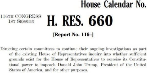 The House put a Congressional seal of approval on the next stage of the impeachment inquiry
