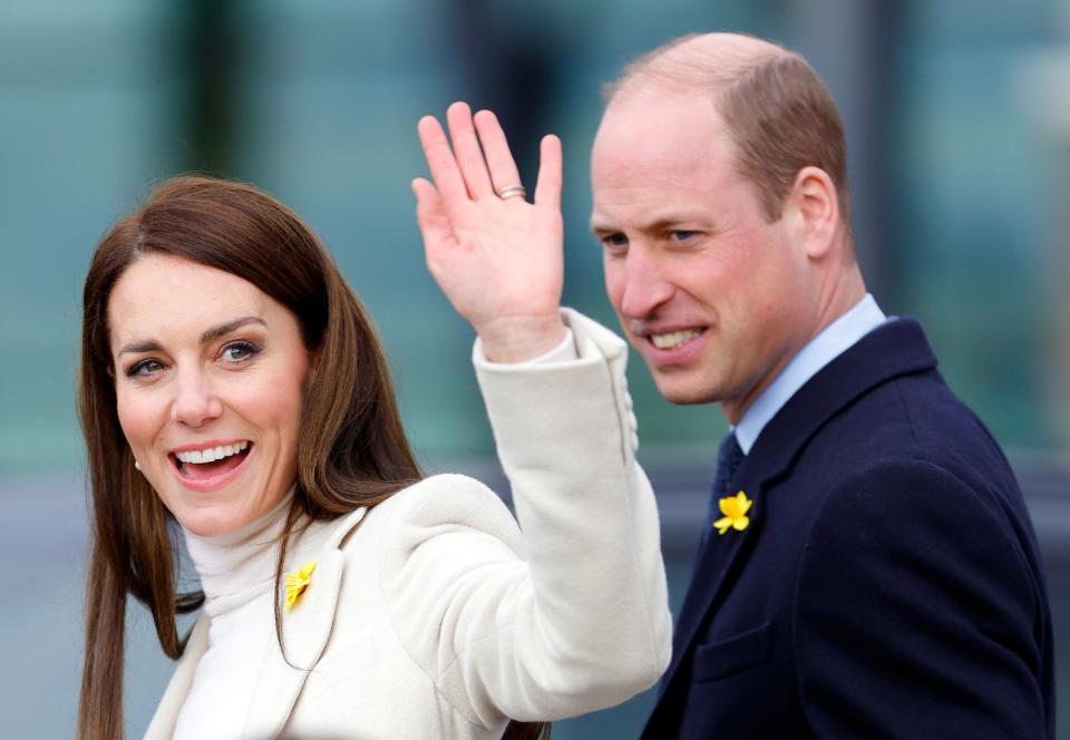 the prince and princess of wales visit wales