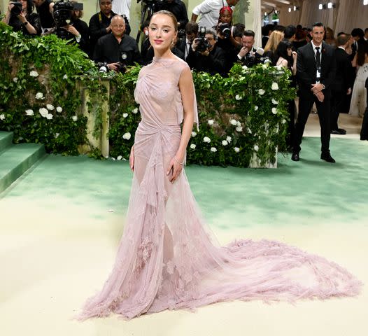 <p>Gilbert Flores/Variety via Getty</p> Phoebe Dynevor at the 2024 Met Gala