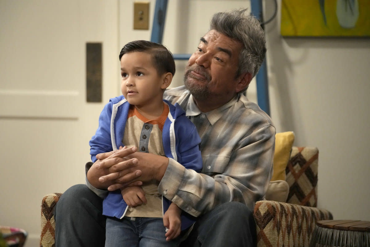 George Lopez and Brice Gonzalez<p>Photo by: Casey Durkin/NBC</p>