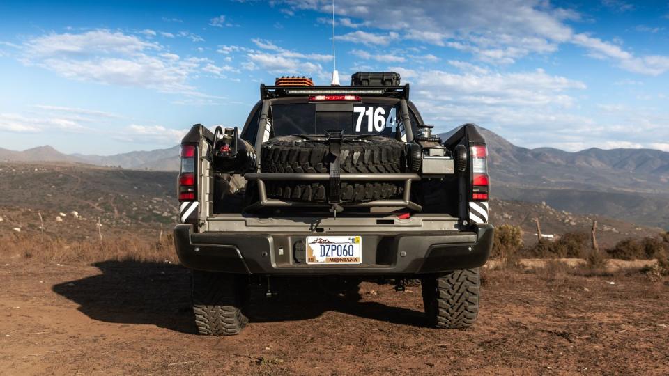 nissan's forsberg frontier off road race truck