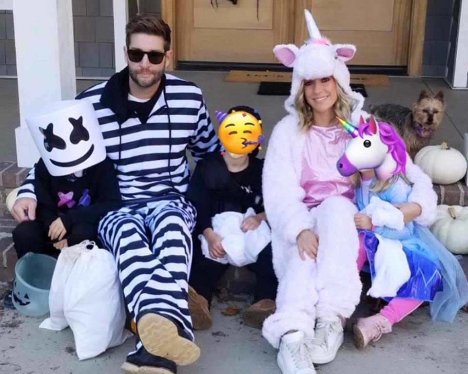 <p>Kristin Cavallari Instagram</p> Kristin Cavallari and Jay Cutler with their kids Camden, Jaxon, and Saylor on Halloween. 