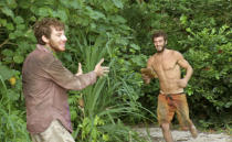 "Don't Say Anything About My Mom" - John Cochran and Edward "Eddie" Fox during the thirteenth episode of "Survivor: Caramoan - Fans vs. Favorites."