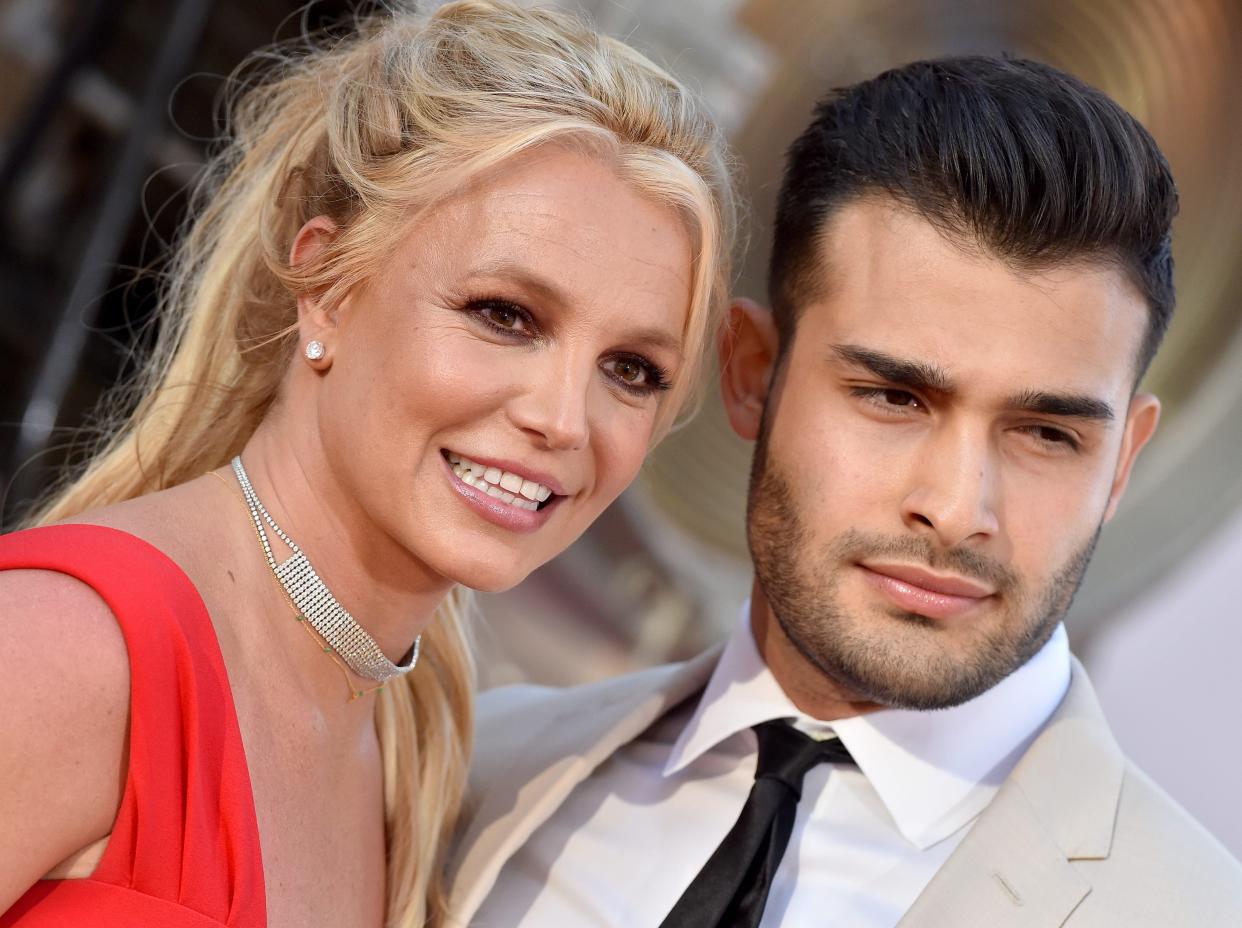 Britney Spears and Sam Sam Asghari