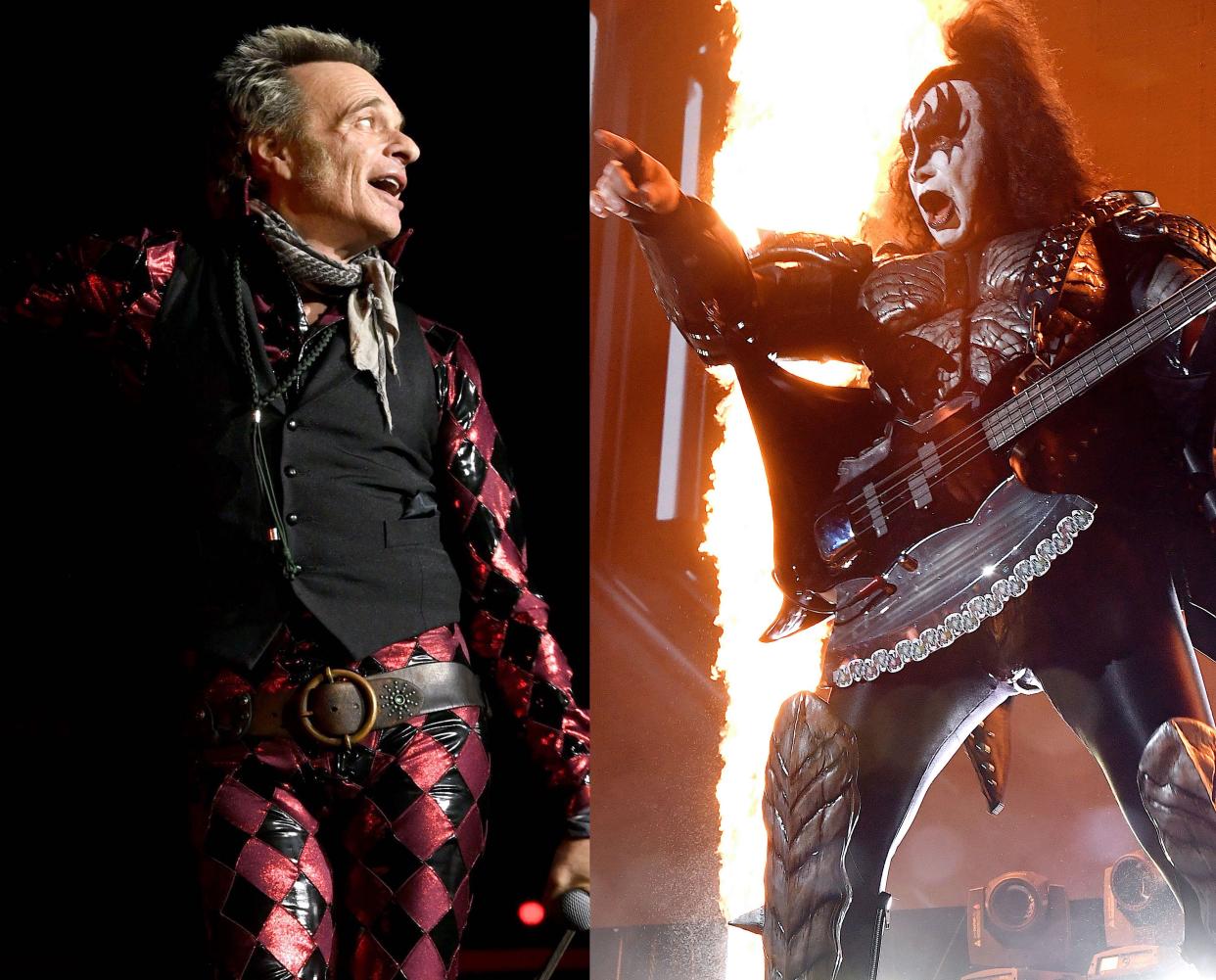 David Lee Roth, Gene Simmons (Photo: Getty Images)