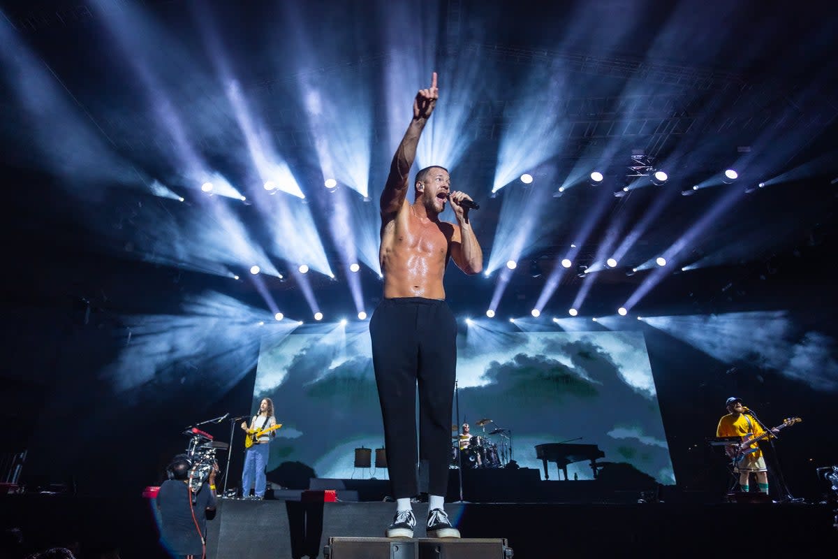 Imagine Dragons perform at Lollapalooza India 2023  (Lollapalooza India)