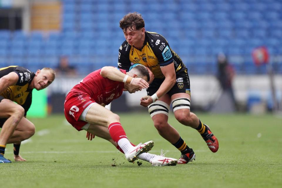 LEADER: Dragons flanker Ryan Woodman captains Wales U20s against New Zealand <i>(Image: Huw Evans Agency)</i>