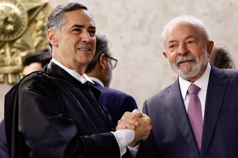 Inauguration ceremony of the new President of Supreme Court, Roberto Barroso in Brasilia