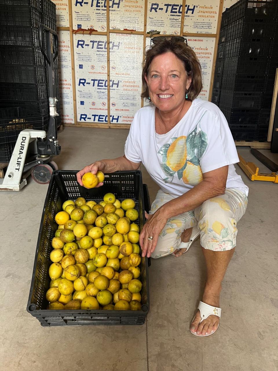 Martha Roe Burke and her husband ship most of their fruit to subscription customers in Canada after growing it as close to organically as they can.