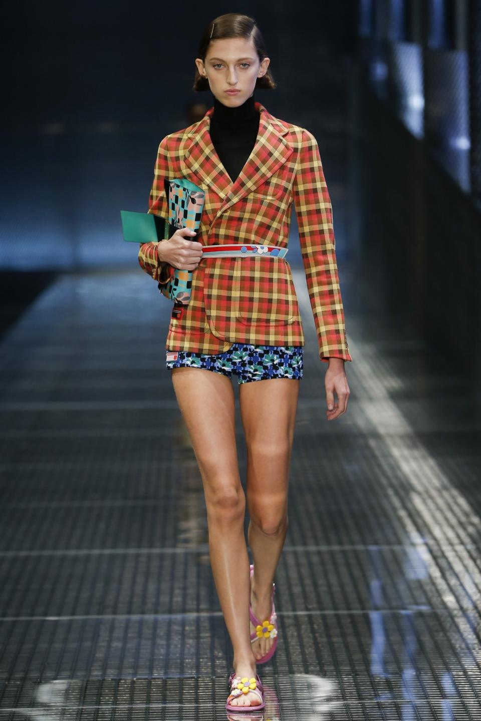 <p>Short Shorts Prada Spring 2017 (Photo: Getty Images) </p>