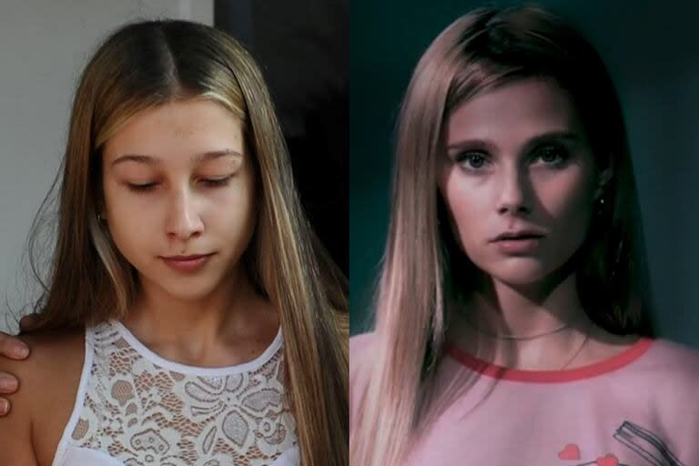 Valentina Zenere es la actriz que interpreta a Nahir Galarza en la película