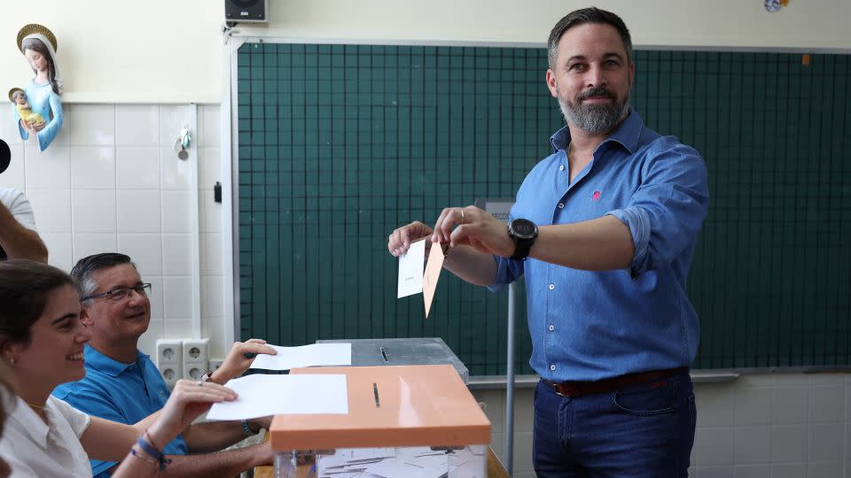 Vox's leader Santiago Abascal. The party could take power as part of a coalition.  - Thomas Coex/AFP/Getty Images