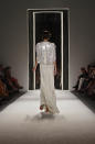 Fashion from the Spring 2013 collection of Jenny Packham is modeled on Tuesday, Sept. 11, 2012 in New York. (AP Photo/Bebeto Matthews)