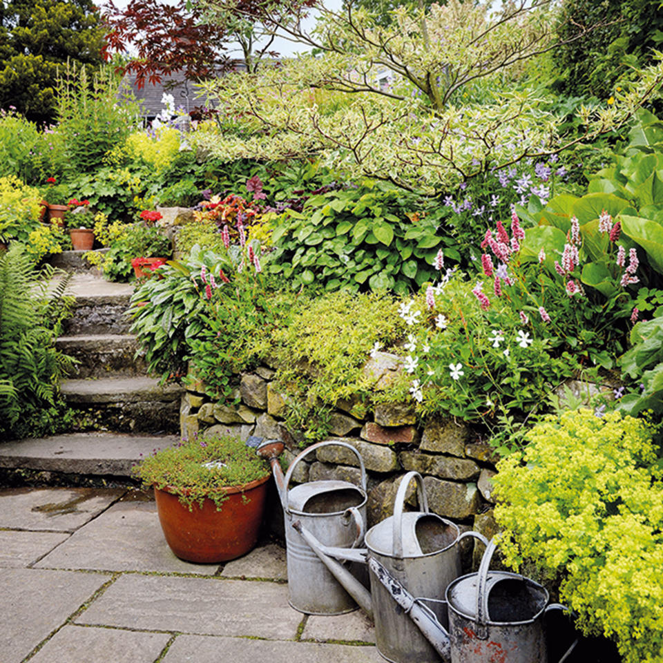 Create a rockery inspired cottage garden