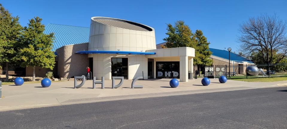 The Don Harrington Discovery Center, where the 2021 Career Discovery Day was held on Monday.