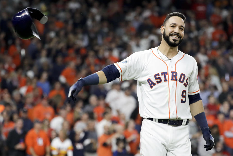 Versatile teams love nothing more than a player like Marwin González. (AP)