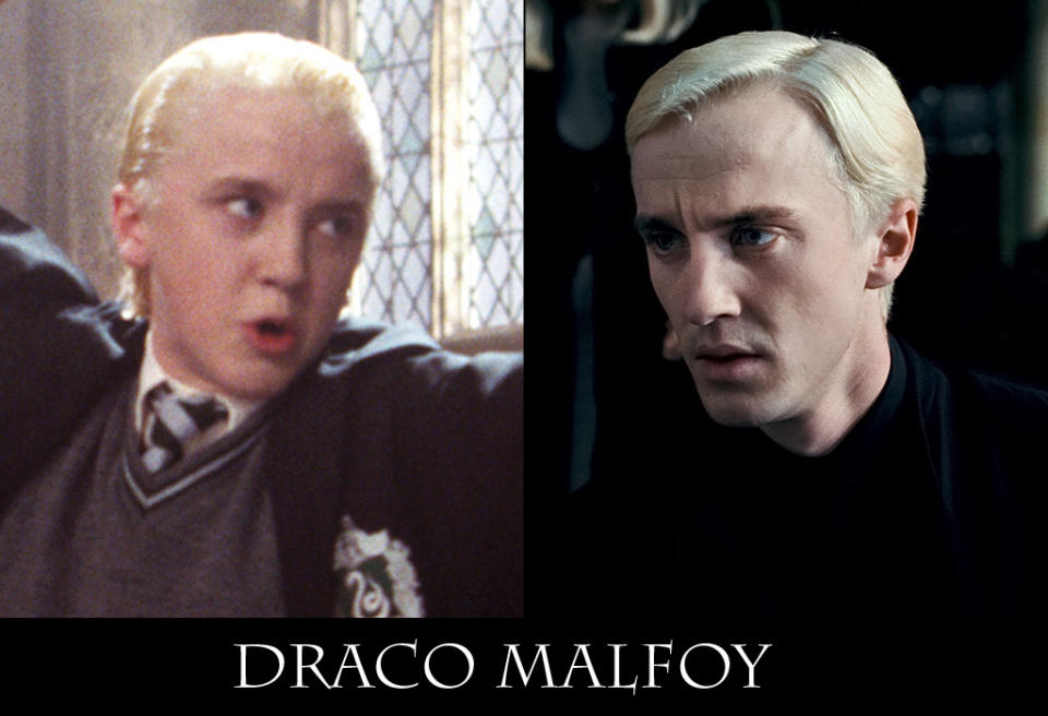 Harry Potter Actors Through the Years 2010 Draco Tile