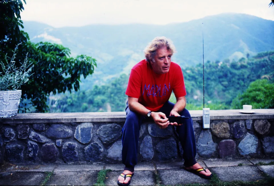 JAMAICA - JANUARY 01: Photo of Chris BLACKWELL; Chris Blackwell in the Blue Mountains, Jamaica 1993 (Photo by David Corio/Redferns)