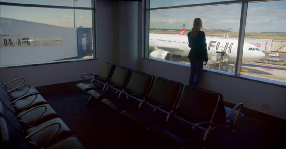 Flight Product Placement to Normal Aussie Bloke Island, now boarding. Source: Channel 10