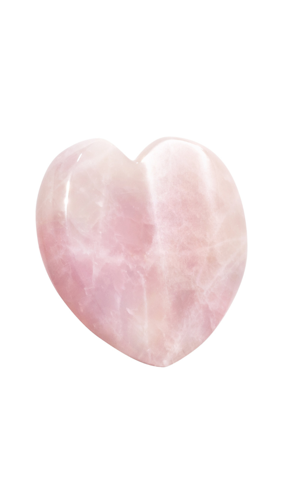 Rose Quartz Heart Facial Gua Sha