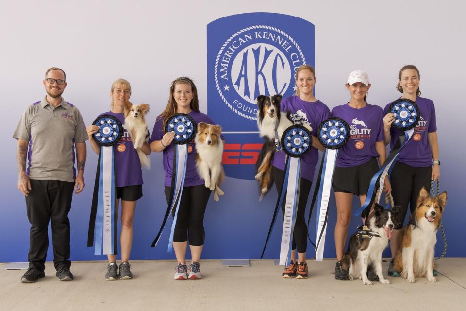 2022 American Kennel Club Agility Champions and owners
