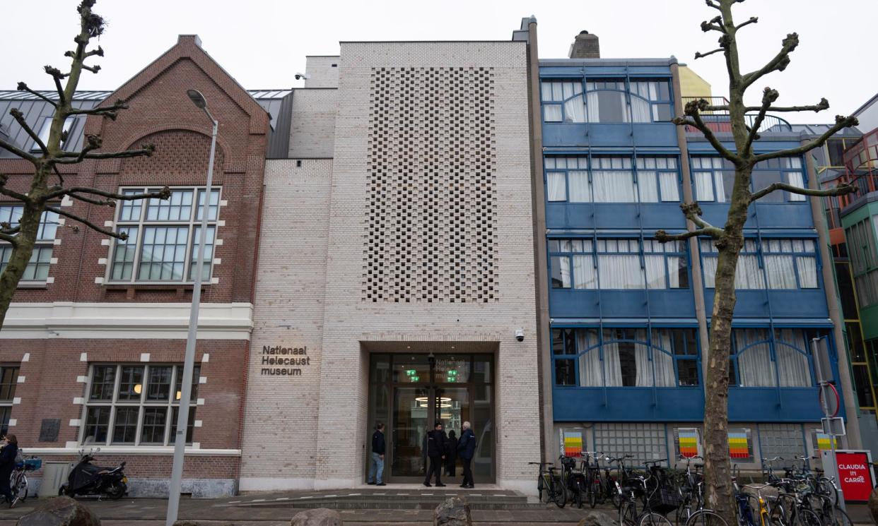 <span>The new National Holocaust Museum in Amsterdam, Netherlands.</span><span>Photograph: Peter Dejong/AP</span>