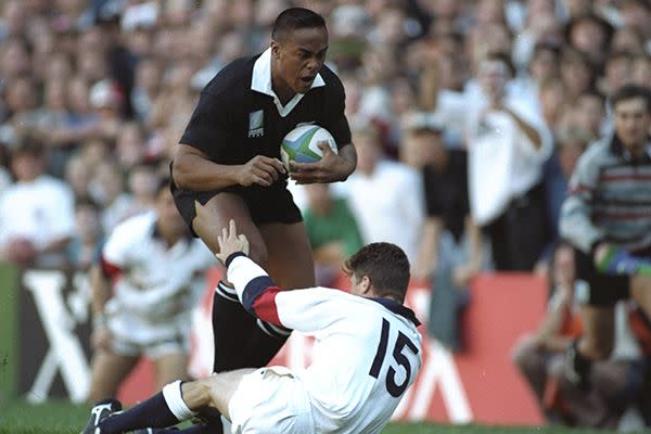 The try that was seen around the world in 1995. Source: Getty