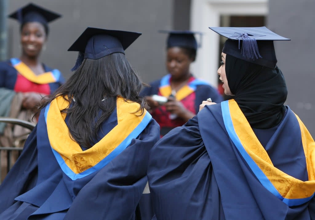 In total, 28% of UK students were from ethnic minority backgrounds in 2020/21 (Chris Radburn/PA) (PA Archive)