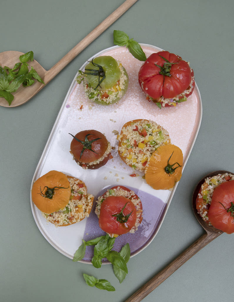 Tomates farcies au taboulé de quinoa