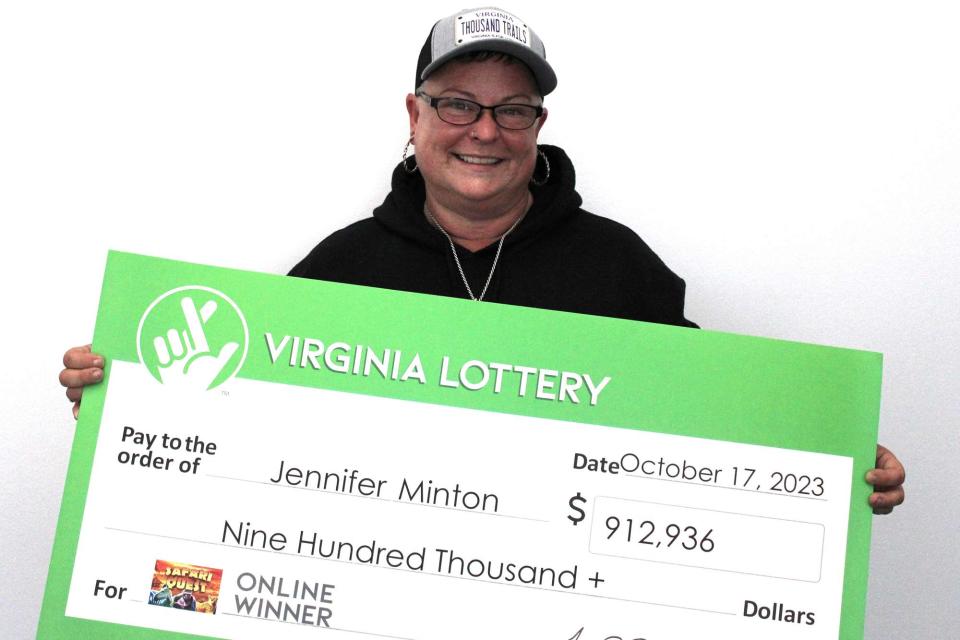 <p>Courtesy Virginia Lottery</p> Jennifer Minton