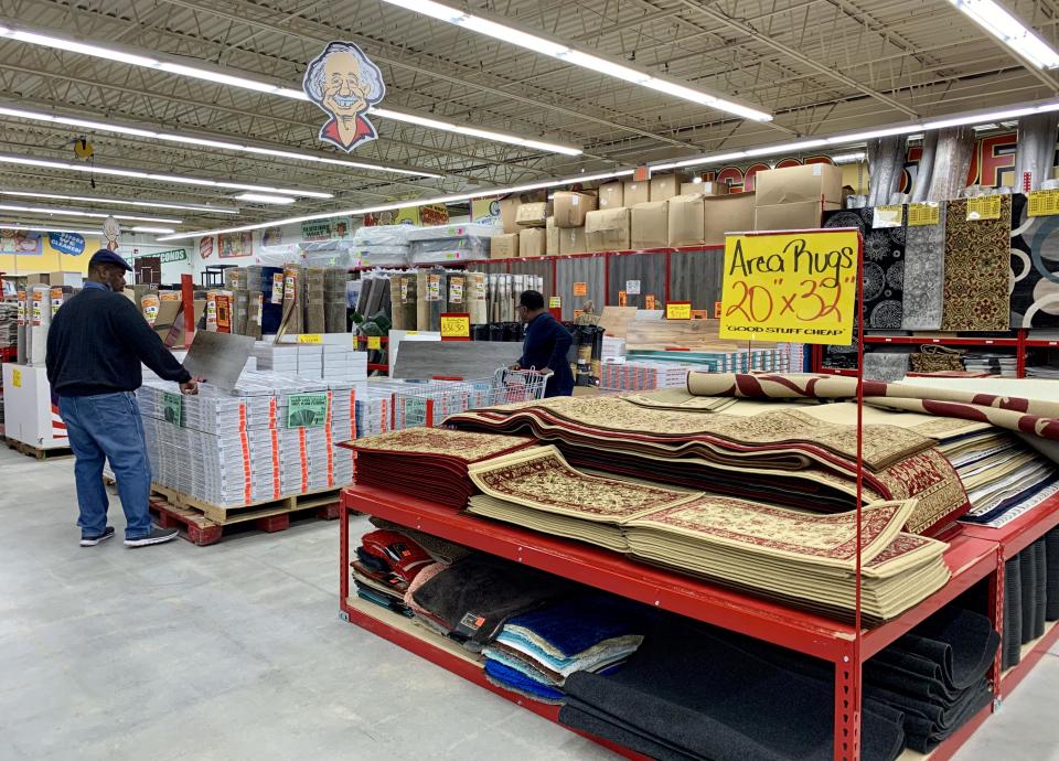 Ollie’s Bargain Outlet has several sizes and kinds of home goods, flooring, carpets, and bedding at its Augusta location.