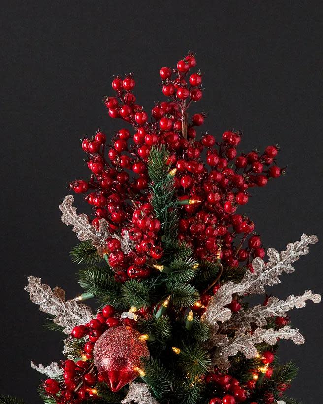 <p><a href="https://go.redirectingat.com?id=74968X1596630&url=https%3A%2F%2Fwww.balsamhill.com%2Fp%2Fchristmas-bouquet-tree-topper%3Fsku%3D4002034&sref=https%3A%2F%2Fwww.housebeautiful.com%2Fentertaining%2Fholidays-celebrations%2Fg45735039%2Fchristmas-tree-topper-ideas%2F" rel="nofollow noopener" target="_blank" data-ylk="slk:Shop Now;elm:context_link;itc:0;sec:content-canvas" class="link ">Shop Now</a></p><p>Christmas Bouquet Tree Topper</p><p>balsamhill.com</p><p>$69.00</p>