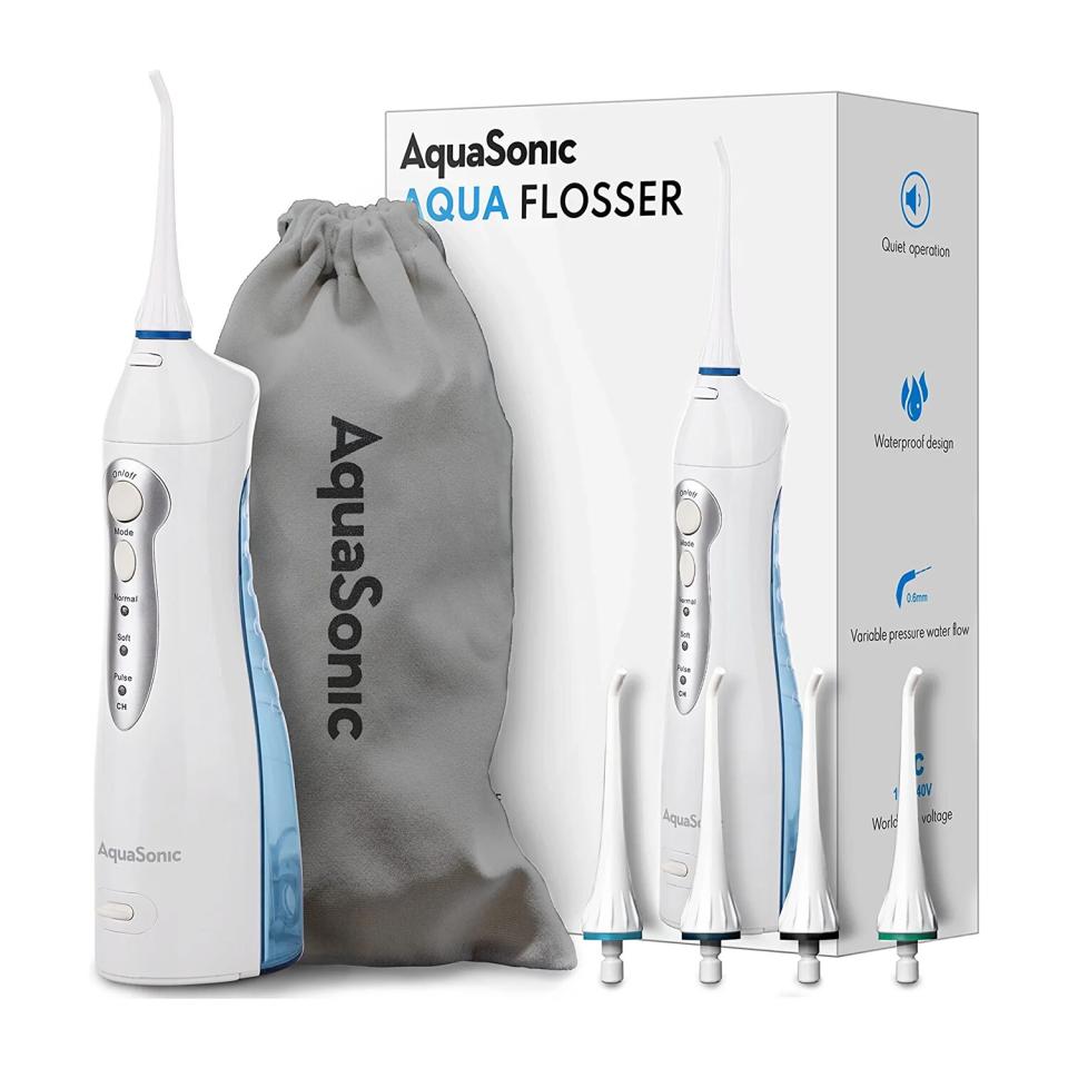 Aquasonic Aqua Flosser - Professional Rechargeable Water Flosser