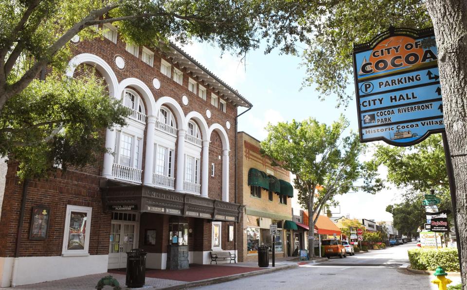 Anastacia Hawkins-Smith, executive director of the historic Cocoa Village Playhouse, recounts the stories of the spirits roaming the aisles of the theater.