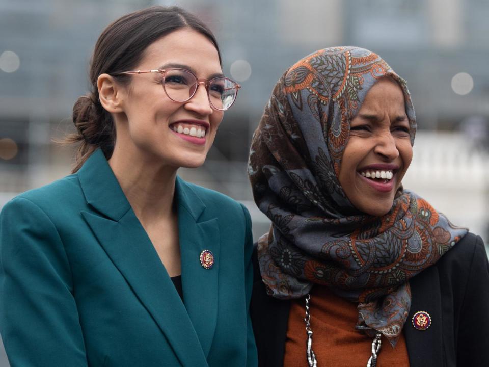 Alexandria Ocasio-Cortez, the popular US congresswoman, has defended her colleague Ilhan Omar, after a conservative US tabloid accused the Muslim politician of trivialising the 9/11 terror attack.Ms Omar made a speech at a Council on American-Islamic Relations (CAIR) event in Los Angeles on 23 March, in which she discussed the rise of Islamophobia in the US.A brief line from her speech, âsome people did somethingâ, was used on the front page of The New York Post on 11 April. The quote had been placed over an image of the World Trade Center during the attack on 11 September 2001.The move caused immediate outrage among Democrats, who said the quote had been taken out of context and that the cover was at the centre of a bad-faith attack on Ms Omar.âIâm not going to quote the NY Postâs horrifying, hateful cover,â Ms Ocasio-Cortez said on Twitter.âHereâs 1 fact: [Ilhan Omar] is a cosponsor of the 9/11 Victim Compensation Fund. Sheâs done more for 9/11 families than the GOP who wonât even support healthcare for 1st responders- yet are happy to weaponize her faith.âThe New York representative also criticised Dan Crenshaw, a Republican, for attacking Ms Omar and for not supporting the victim fund, which was created to help those affected by the attack. It is set to close in December 2020 if it is not reauthorised by Congress.âYou refuse to cosponsor the 9/11 Victimâs Compensation Fund, yet have the audacity to drum resentment towards Ilhan w/completely out-of-context quotes,â Ms Ocasio-Cortez said.âIn 2018, right-wing extremists were behind almost ALL US domestic terrorist killings. Why donât you go do something about that?âA report from the Anti-Defamation League (ADL), published in January 2019, found that every terrorist murder in the US in 2018 was linked to right-wing extremism.> You refuse to cosponsor the 9/11 Victimâs Compensation Fund, yet have the audacity to drum resentment towards Ilhan w/completely out-of-context quotes. > > In 2018, right-wing extremists were behind almost ALL US domestic terrorist killings. Why donât you go do something about that? https://t.co/rkb92IxkKX> > â Alexandria Ocasio-Cortez (@AOC) > > April 11, 2019Ms Omar is one of the first two Muslim women to ever sit in Congress and has frequently been targeted by right-wing US politicians and public figures.At the CAIR event the Minnesota representative criticised Donald Trumpâs attacks on Islam and Muslims.âMany of us knew this would get worse, we finally have a leader, a world leader, in the White House who publicly says âIslam hates usâ, who fuels hate against Muslims, who thinks it is okay to speak about a faith and a whole community in a way that is dehumanizing, vilifying and doesnât understand â or at least makes us want to think he doesnât understand â the consequences his words might have,â she said.Later in her speech the congresswoman discussed the founding of CAIR, a Muslim civil rights activism group, in the aftermath of the 9/11 attacks. At this point she used the phrase âsome people did somethingâ.> @Ilhan full comments clearly speak to post 9/11 Islamophobia Manipulating her remarks is defaming & dangerous for her & her family. Stop with this recklessness. @rupertmurdoch this is on you â stoking hate, fear & division, putting REAL lives at risk. Shame on you. https://t.co/fpemnGxQKk> > â Ayanna Pressley (@AyannaPressley) > > April 11, 2019âCAIR was founded after 9/11 because they recognised that some people did something and that all of us were starting to lose access to our civil liberties,â she said.âSo you canât just say that today someone is looking at me strange and that I am trying to make myself look pleasant.âYou have to say that this person is looking at me strange, I am not comfortable with it, and I am going to talk to them and ask them why. Because that is the right you have.âAccording to The Los Angeles Daily News hundreds of protesters stood outside the CAIR eventâs location, shouting anti-Islam slogans such as âBurn the Koranâ and âIlhan Omar go to hellâ.Other Democrats, including Rashida Tlaib and Ayanna Pressley have also expressed support for Ms Omar.âThe NY Post knows exactly what itâs doing â taking quotes out of context and evoking painful imagery to spread hate and endangering the life of Rep. Omar. Shame on them, and shame on Rupert Murdoch,â Ms Tlaib, said.Mr Murdoch is the owner of the US tabloid.The controversy comes just days after a man was charged for threatening to kill Ms Omar, after placing a call to her office in which he called her a âterroristâ.