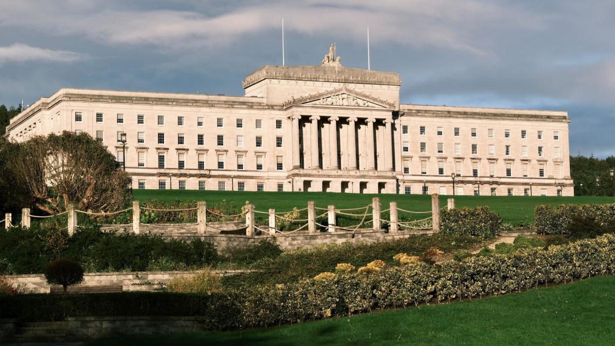 An autumn photo of the Parliament Buildings, taken in October 2023.