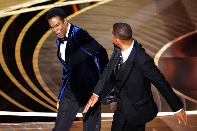 <p>Myung Chun / Los Angeles Times via Getty</p> Chris Rock and Will Smith at the Oscars