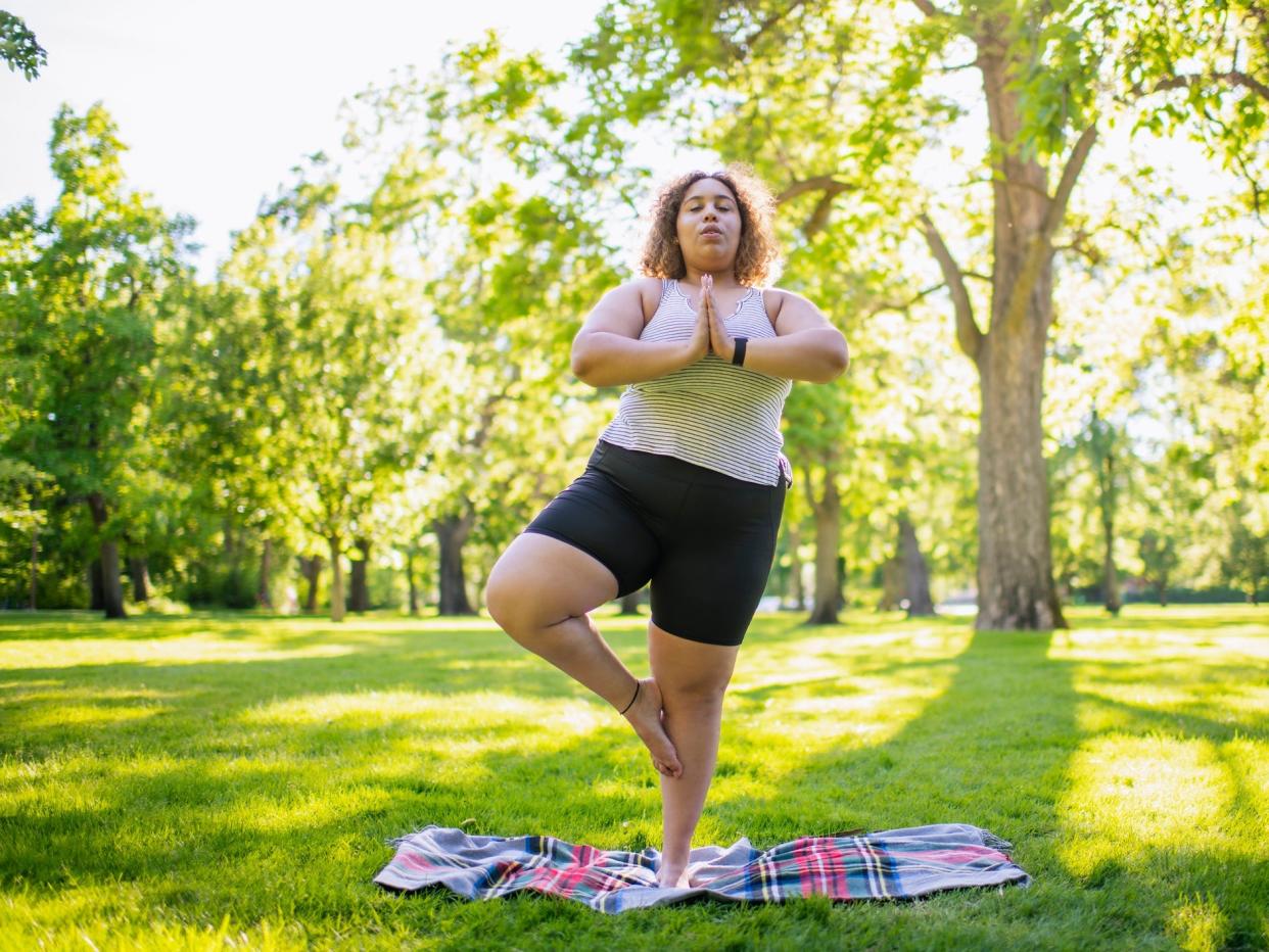 tree yoga pose