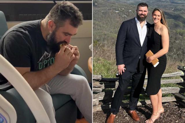 Eagles star Jason Kelce welcomes third child with wife Kylie, reveals baby's  name