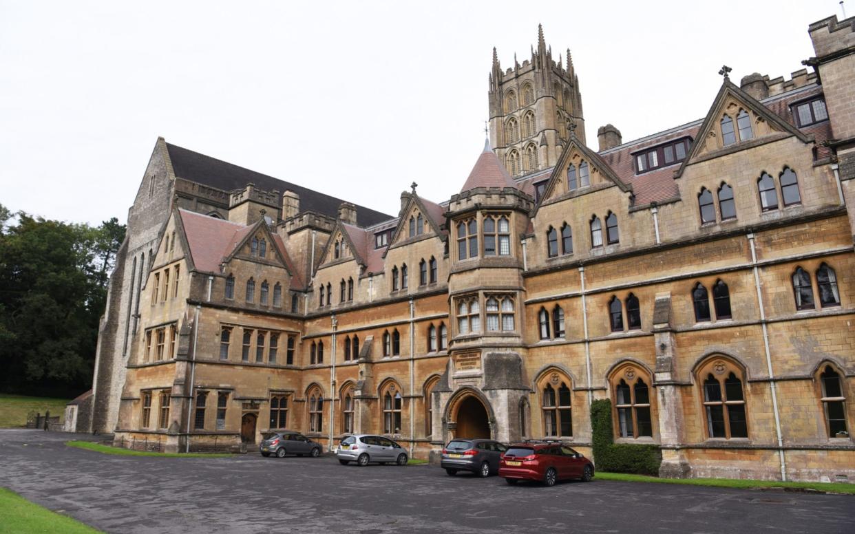 The abbey officially split from Downside School, a leading Catholic boarding school in Somerset, last September  - Jay Williams