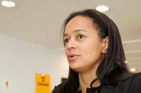 Isabel dos Santos, the daughter of Angolan President Jose Eduardo dos Santos and head of state energy giant Sonangol, speaks during an interview in Luanda, Angola, June 9, 2016. REUTERS/Ed Cropley/File Photo