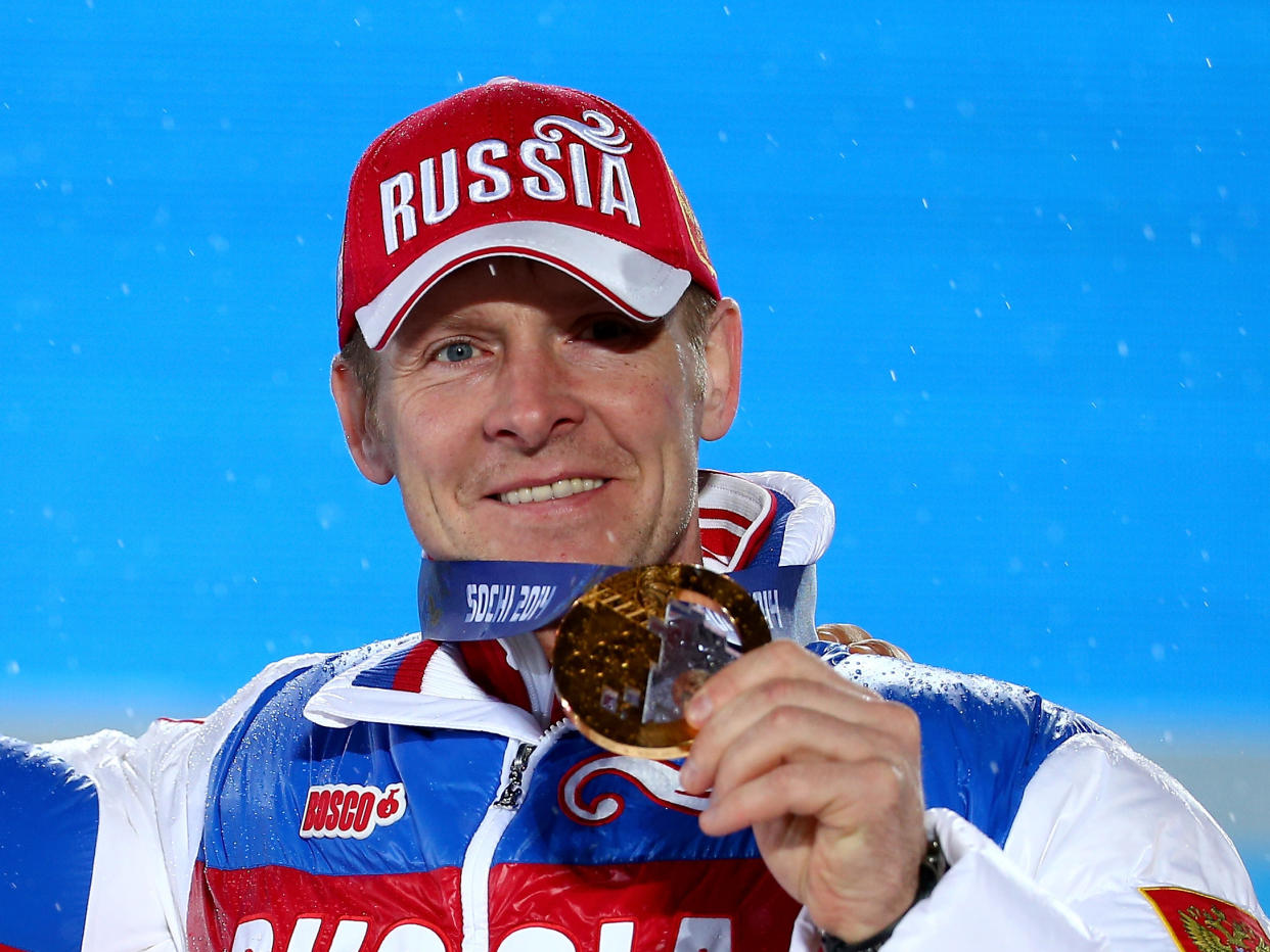 Aleksandr Zubkov won two gold medals at the 2014 games: Getty